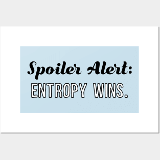 Spoiler Alert: Entropy Wins Posters and Art